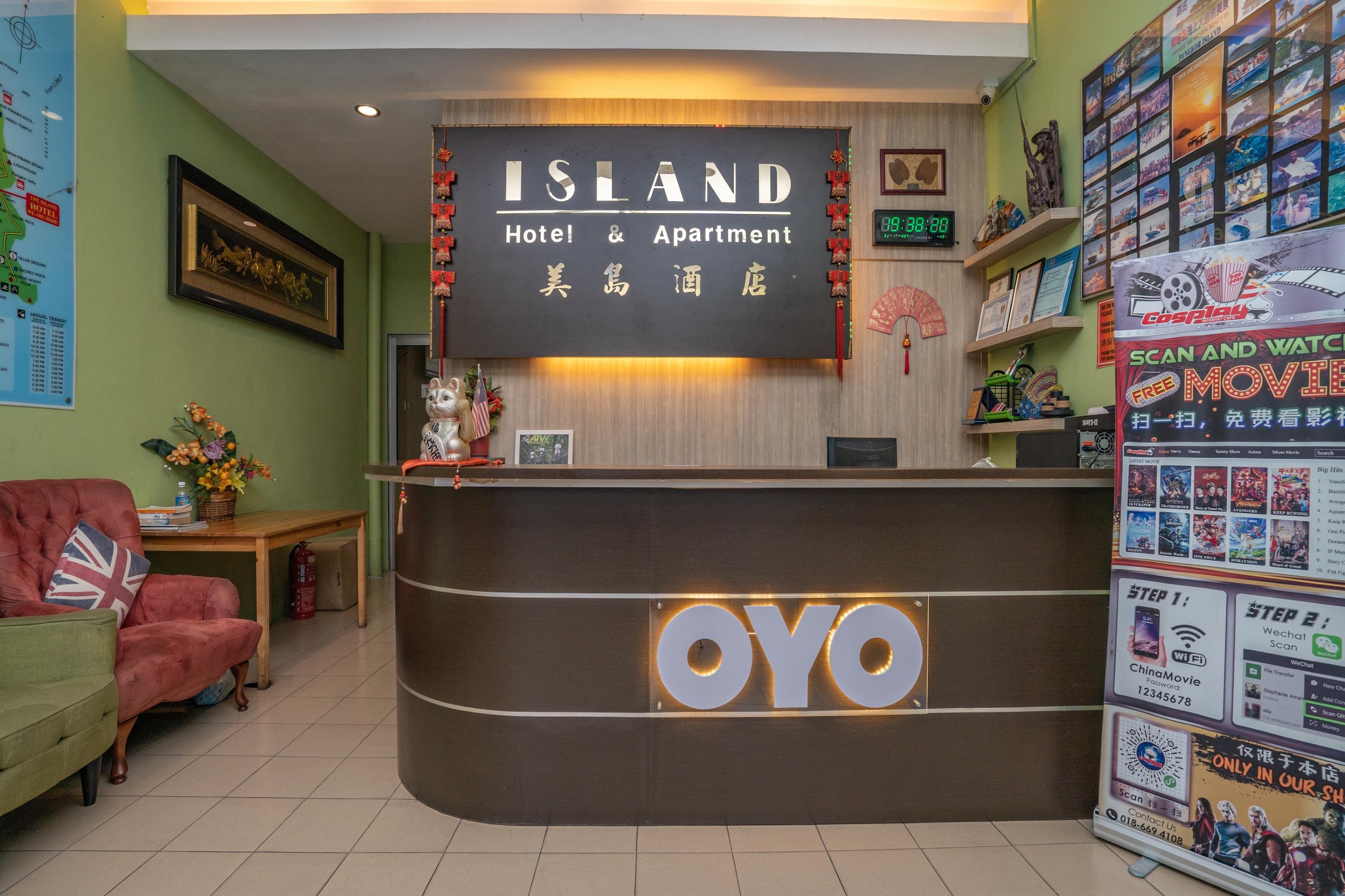 Oyo 44078 The Island Hotel Kampong Pasir Bogak Eksteriør bilde